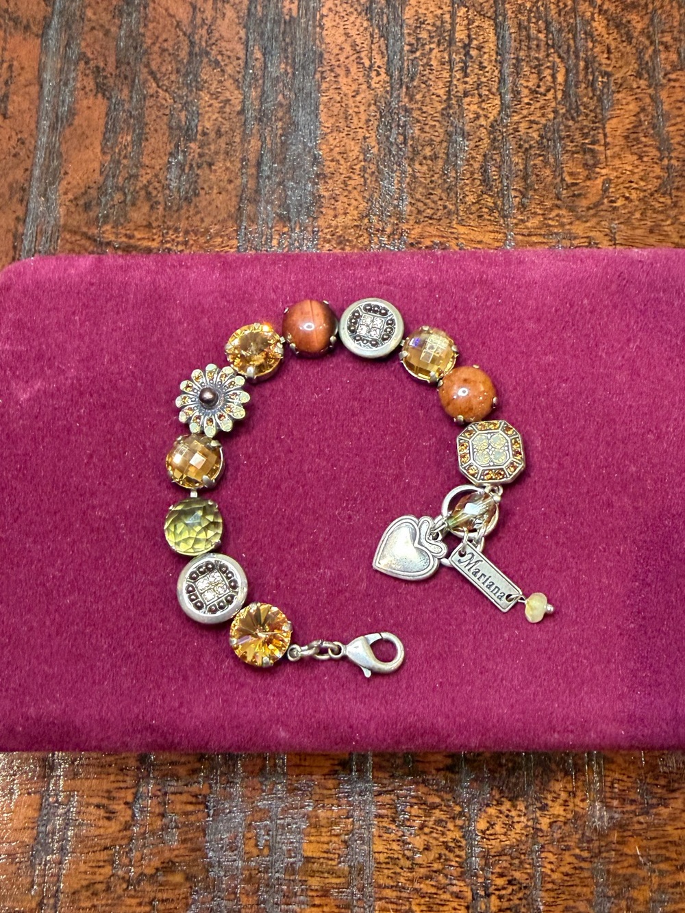 Mariana Fall Colored Swarovski Crystal Bracelet